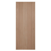 Panneau de porte intérieure Country B000 231,5x93 cm placage chêne prépaint sans entaillage