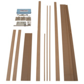 Deurkassement MDF 201,5x16,5x 0,8 cm gelijkliggend