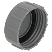 Bouchon PVC pour siphon Sanivesk gris 4 pièces