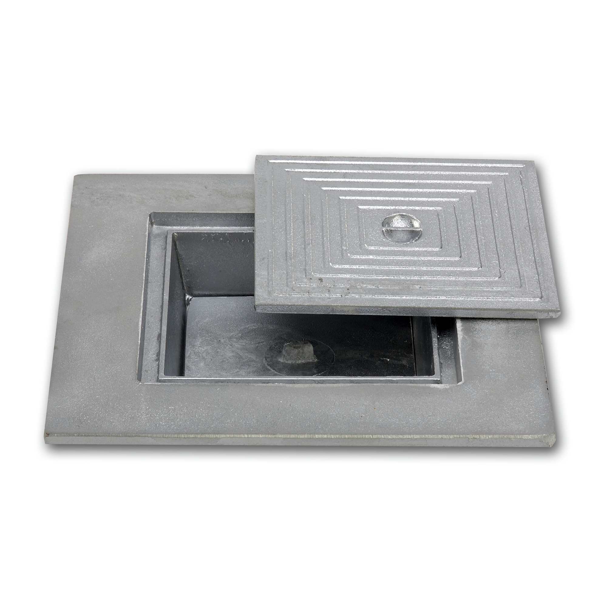 Putdeksel 30x30 Cm Dubbel Aluminium Sierbestrating Accessoires 