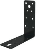 Waelbers hoekanker zonder ril 125 x 125 mm zwart