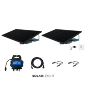 Solarleicht basisset 2 zonnepanelen met stekker Plug & Play 440W