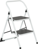 Escalo Big Step trapladder 2 brede treden wit