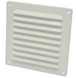 IVC Air ventilatierooster aluminium wit 19,5x19,5 cm