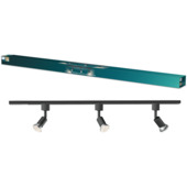 Philips EasyLink spot railverlichting starterkit Tobia 1 meter rail 3 spots 5W GU10 fitting zwart