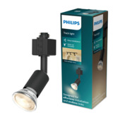 Philips EasyLink spot railverlichting Tobia 5W GU10 fitting zwart