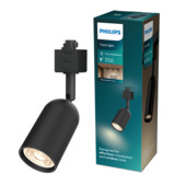 Philips EasyLink spot railverlichting Shea 5W GU10 fitting zwart