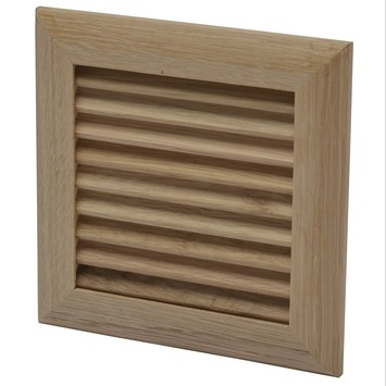 IVC Air ventilatierooster hout eiken 16x16 cm