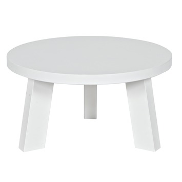 WOOOD salontafel Rhonda 50x50x27 cm grenen wit gelakt