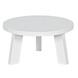 WOOOD salontafel Rhonda 50x50x27 cm grenen wit gelakt
