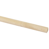 Lat hardhout kwartrond 11x11 mm 270 cm