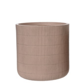 Bloempot Pippa planter fiberclay 24,5x25,5 cm oudroze