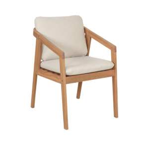 Chaise de jardin Mira bois d'acacia 78 x 55 x 66 cm