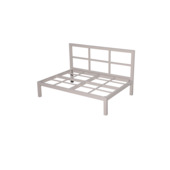 Banc palette Dune 84 cm aluminium beige 