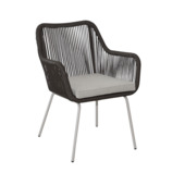 Tuinstoel Elin bruin/beige 63 x 57 x 80 cm