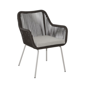 Chaise de jardin Elin brun/beige 80 x 57 x 63 cm