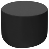 Tuintafel hoes rond zwart polyester 160x90 cm