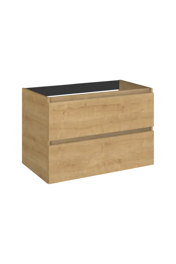 Meuble sous lavabo Atlantic Elena chêne 80 x 45,6 x 53 cm