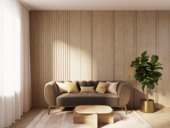 Decowall Elements afwerkingslat natuur eiken 260x4cm 12mm