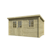 Tuinhuis Danna vurenhout geïmpregneerd 380 x 230 cm