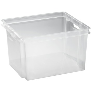 Allibert Crownest opbergbox transparant 30 l