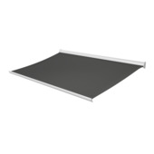 Knikarmscherm Staccato gemêleerd grijs (kleurnr. 320966) op maat