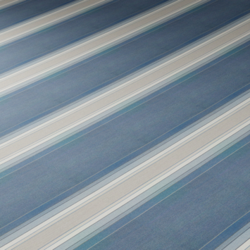 Store à projection rayé bleu (couleur 320553) sur mesure