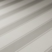 Store à projection rayé gris (couleur 30A734) sur mesure