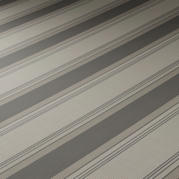Spandoek zonneschermdoek streep grijs (kleurnr. 320974) op maat