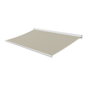 Knikarmscherm Staccato effen bruin (kleurnr. 7559) op maat