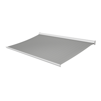 Knikarmscherm Staccato effen grijs (kleurnr. U406) op maat