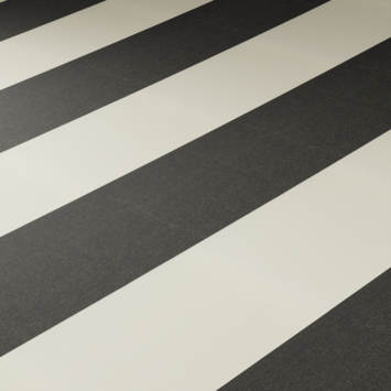 Markies streep zwart/wit (kleurnr. T362) op maat