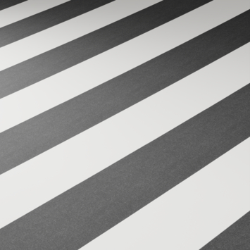 Markies streep zwart/wit (kleurnr. 315105) op maat