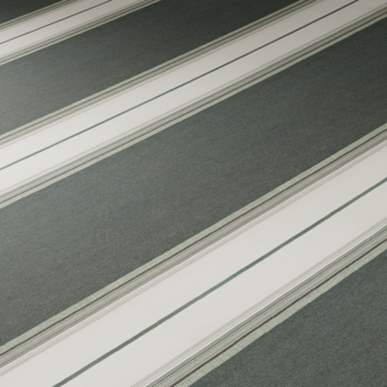 Store à projection rayé vert (couleur T408) sur mesure