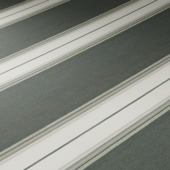 Toile pour store banne rayé vert (couleur T408) sur mesure