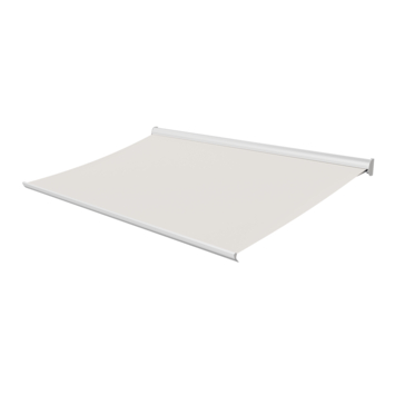 Knikarmscherm Staccato effen beige (kleurnr. 6020) op maat