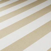 Store à projection rayé brun/blanc (couleur 8921) sur mesure