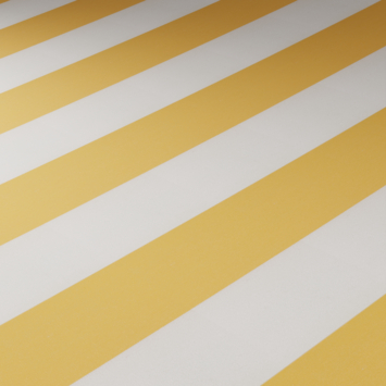 Spandoek zonneschermdoek streep geel/wit (kleurnr. 315052) op maat