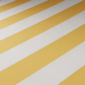 Store à projection rayé jaune/blanc (couleur 315052) sur mesure