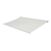 Knikarmscherm Staccato streep grijs (kleurnr. D312) op maat