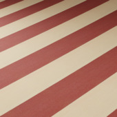 Uitvalscherm streep rood/crème (kleurnr. 315550) op maat