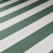 Spandoek zonneschermdoek streep groen/wit (kleurnr. 8402) op maat