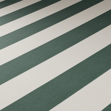 Spandoek zonneschermdoek streep groen/crème (kleurnr. 8555) op maat