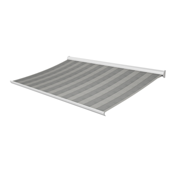 Knikarmscherm Staccato streep grijs (kleurnr. T251) op maat