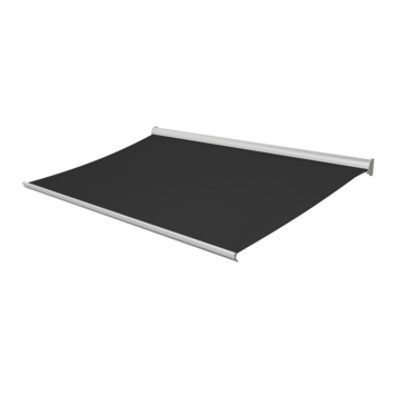 Knikarmscherm Staccato effen donker rood/zwart (kleurnr. U768) op maat