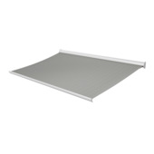 Knikarmscherm Staccato gemêleerd grijs (kleurnr. U104) op maat