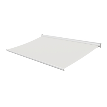 Knikarmscherm Staccato effen lichtgrijs (kleurnr. 6196) op maat