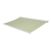 Knikarmscherm Staccato streep groen (kleurnr. T289) op maat