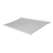 Knikarmscherm Staccato streep grijs (kleurnr. T284) op maat