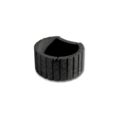 Bloembak Maan beton antraciet 42x50x25 cm